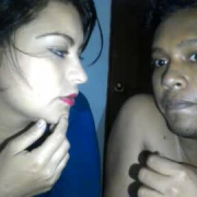 ladysnowandhornyblack